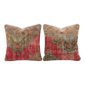 Set of 2 vintage Turkish cushion covers 58x58 cm