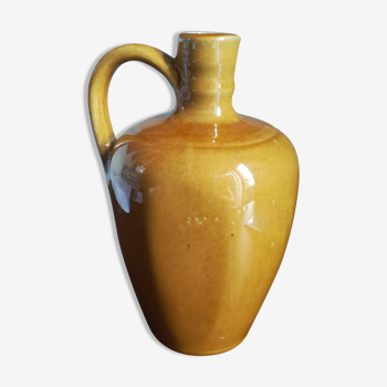 Vintage glazed stoneware pitcher