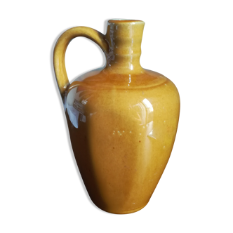 Vintage glazed stoneware pitcher