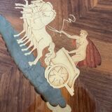 60s marquetry tray
