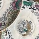 Assiettes en terre de fer polychrome Longwy modèle "chinois"