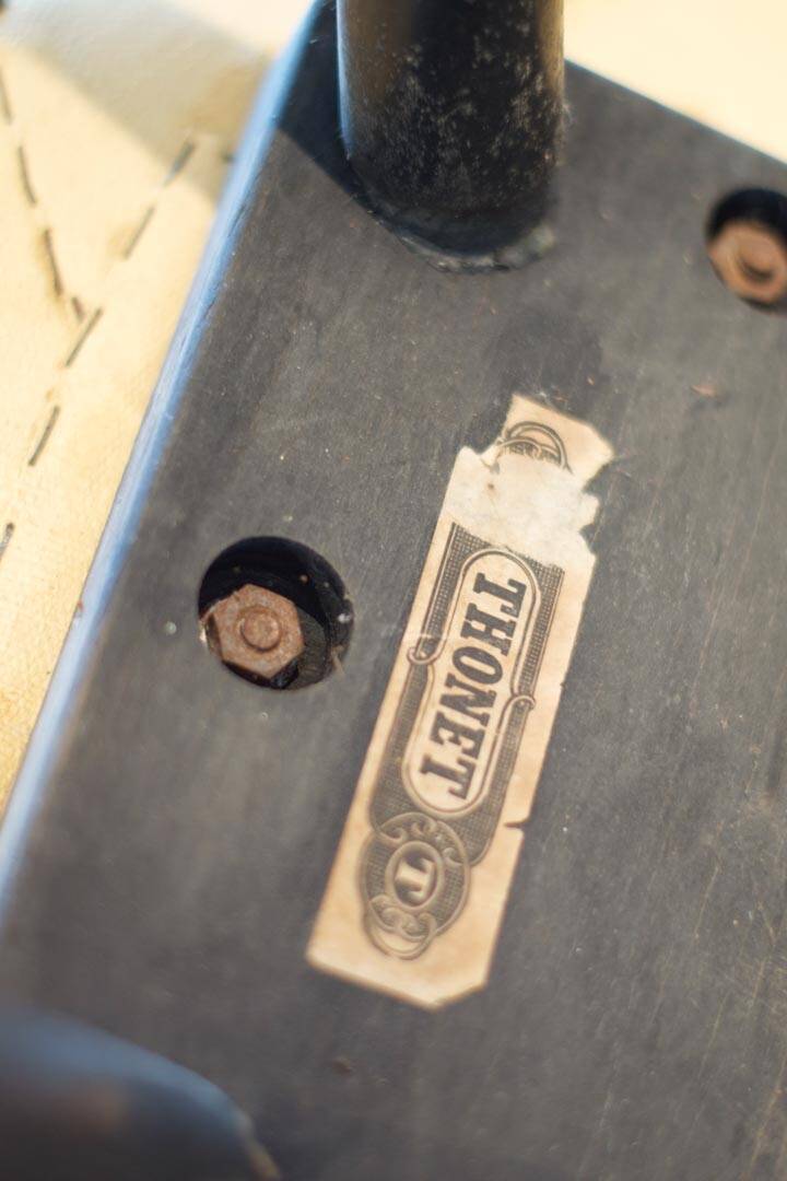 Pair of yellow “Tonneau” chairs Pierre Guariche edition Thonet 1950