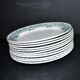 Moulin des Loups & Hamage set of 11 flat plates Ancient Athens in earthenware 1900