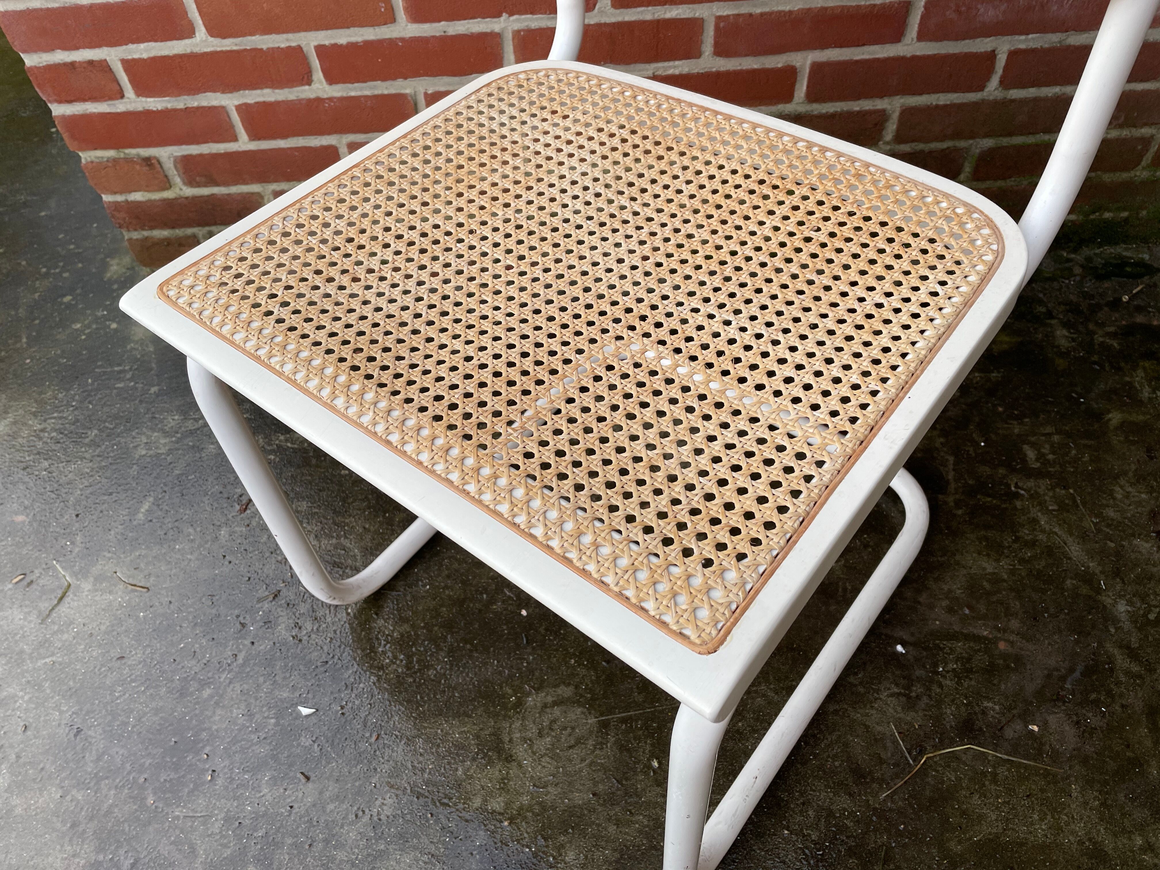 Set of 4 Cesca Model chairs by Marcel Breuer