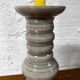 Large earthenware candle holder
