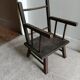 Antique doll's chair