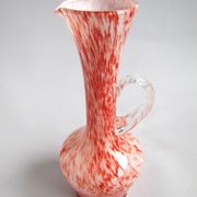Vintage vase carafe opaline of florence vb murano italy