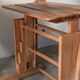 Bureau d'écolier en bois