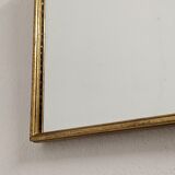 Rectangular mirror 77x53cm in fine nineteenth century gilded wood
