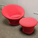Pierre Paulin mushroom & ottoman for Artifort