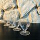 Lot de 4 verres en cristal