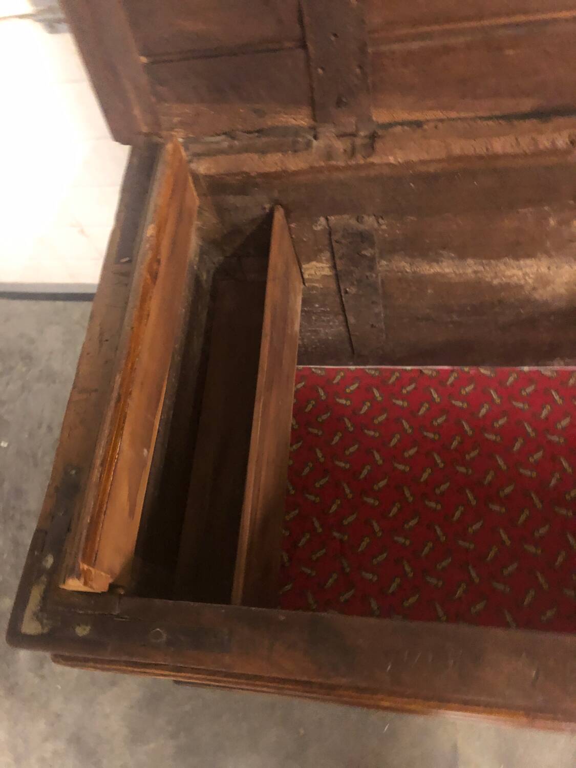 Chest from the late 17th century