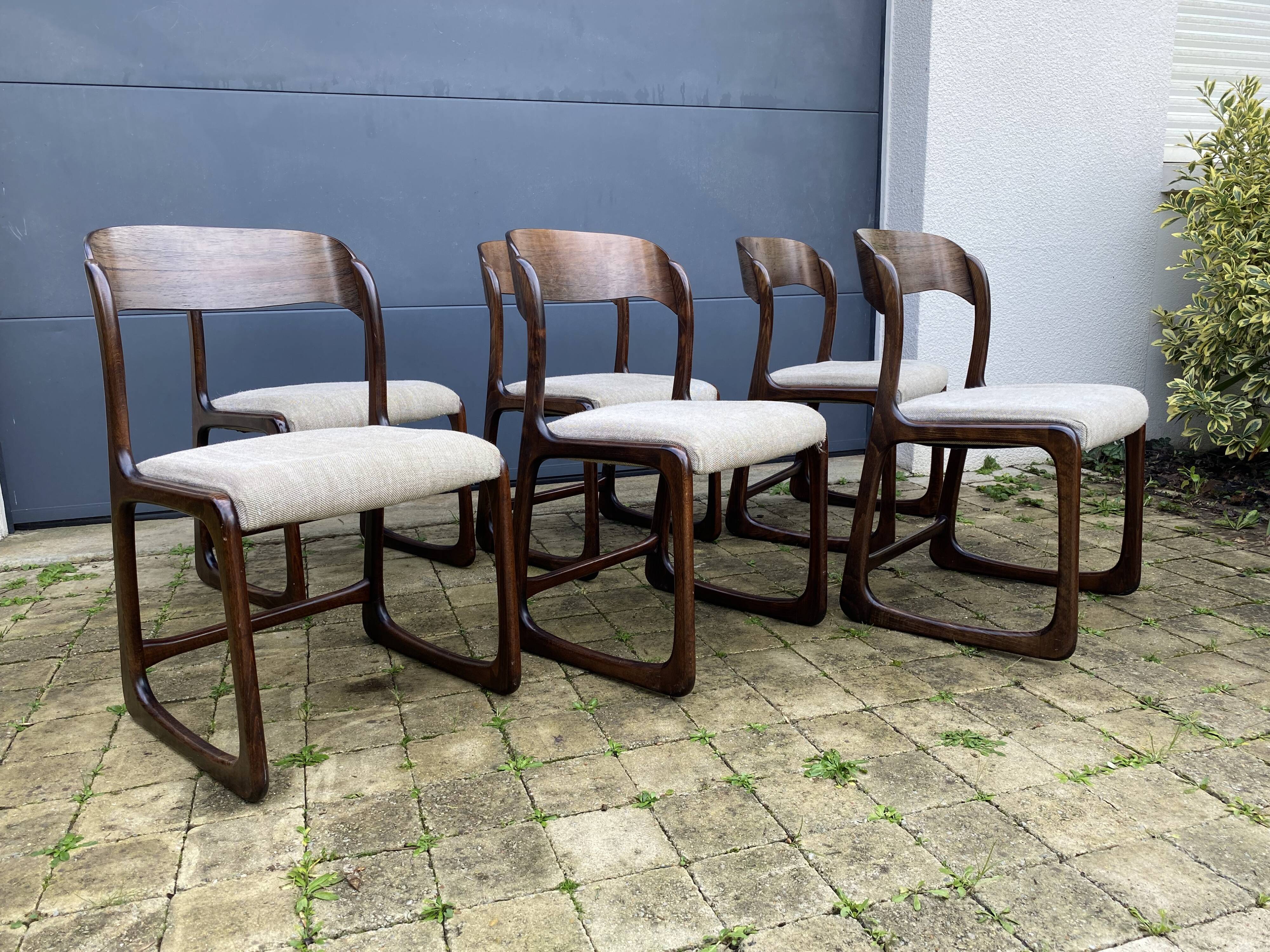 "Baumann sled chairs"