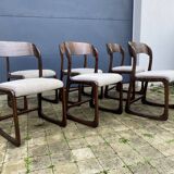 "Baumann sled chairs"