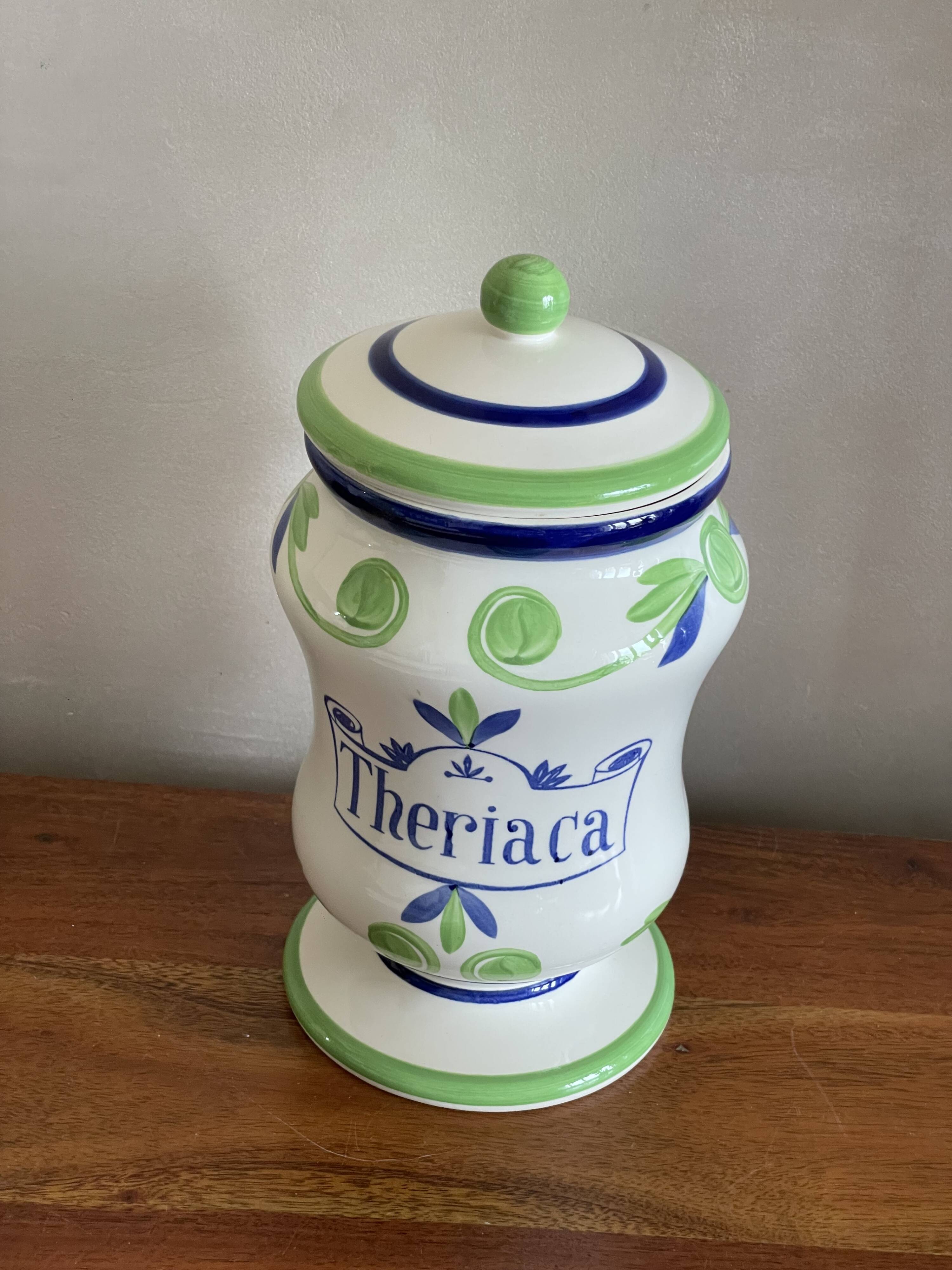 Pot apothicaire Gien Theriaca