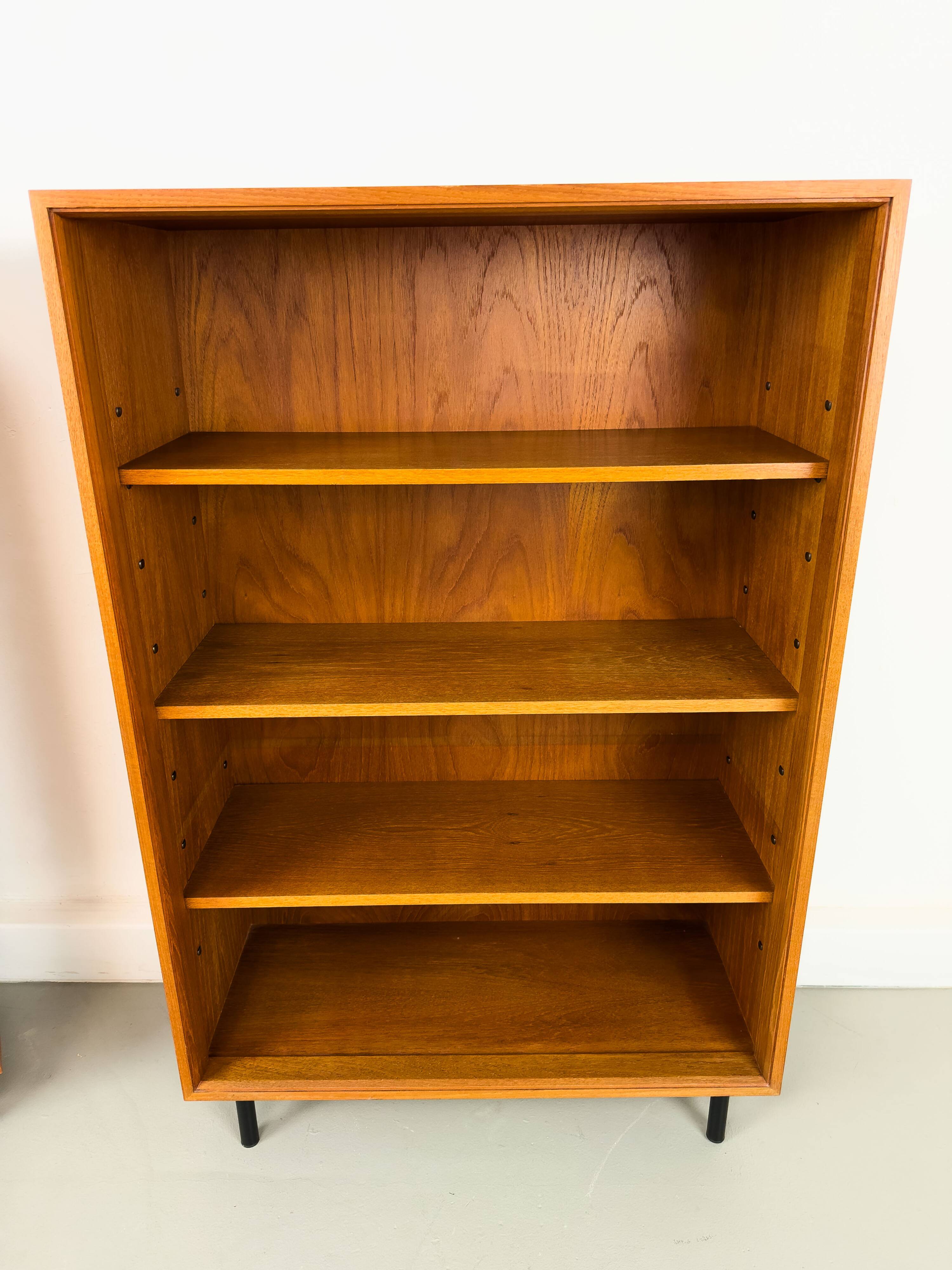 Bibliothèques en teck du milieu du siècle de Franzmeyer Möbel, années 1960, lot de 2