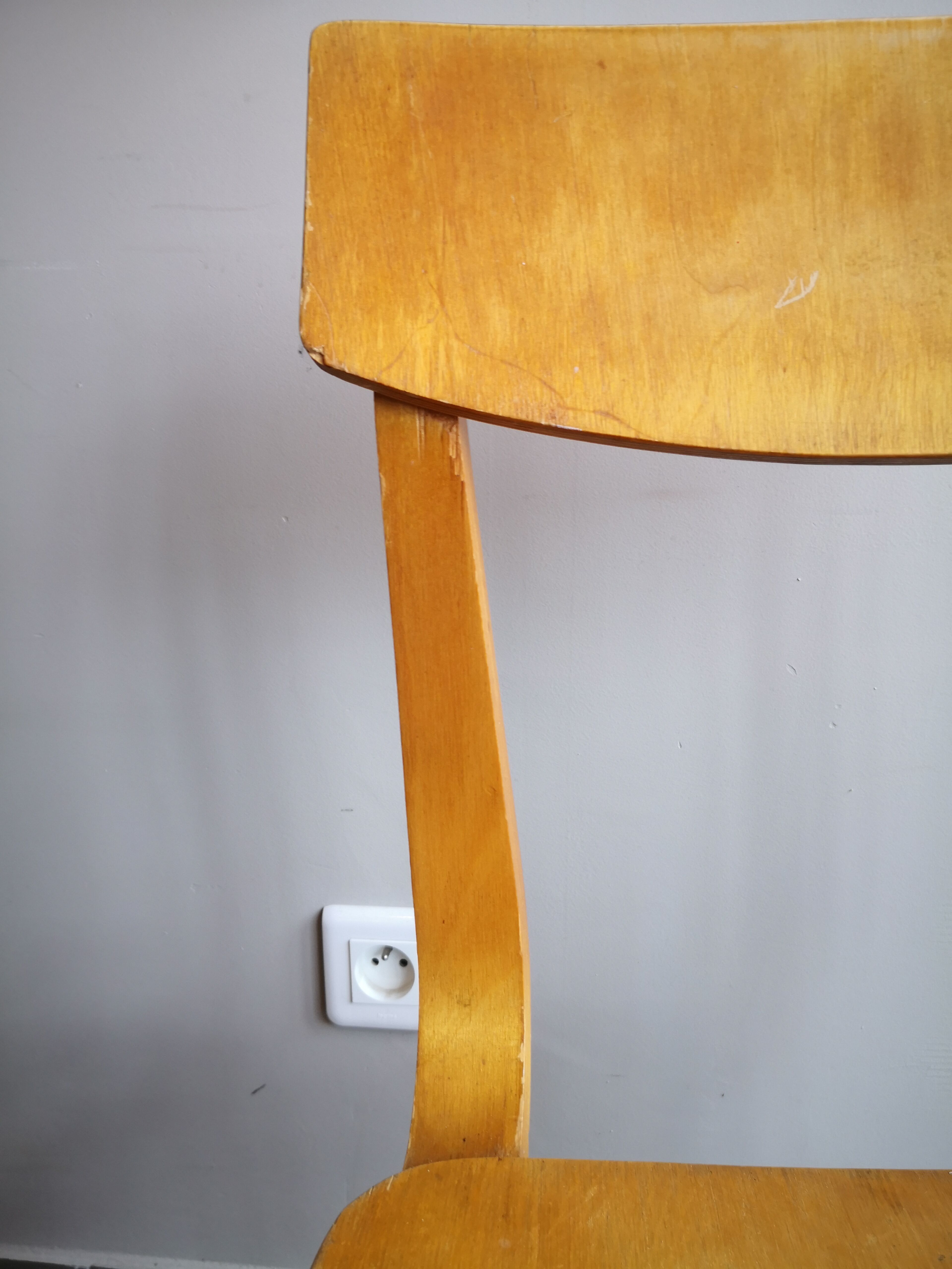 Chair produced by Riga in the former USSR 1981