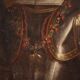 Antique Spanish portrait from the 17th century, Charles II of Spain