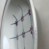 Plat saladier fleuri