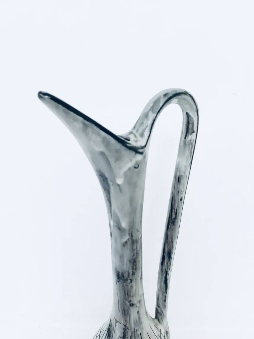 Vintage grey checkered ceramic – Capron spirit, circa 1960