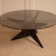 Patinated iron coffee table - France 1960s
