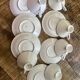 Vintage German fine porcelain cups and saucers