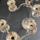 Paire de candélabres en métal extra larges
