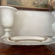 Art Deco silver metal dish
