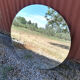 Old round mirror 90x90 cm