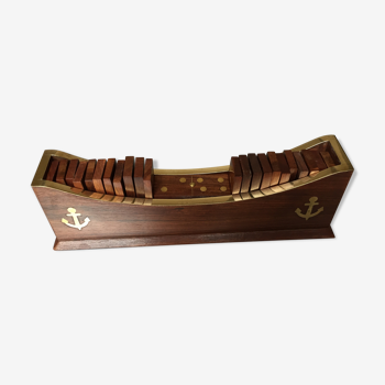 Wooden dominos game