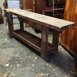 Solid beech carpentry workbench