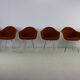 Set of six dining chairs by Charles Eames