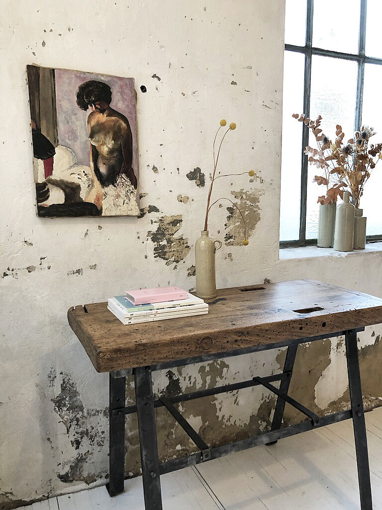 "Naked" oil painting