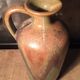 Sandstone vase of Pont-des-Vernes signed Maïténa