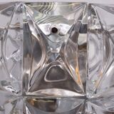 Grandes appliques murales en cristal Kinkeldy des années 1970, Allemagne.