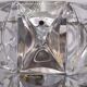 Large Kinkeldy Chrystal Glass wall lamps 1970s Germany