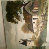 Oil on canvas, landscape