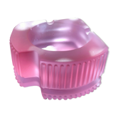 Ashtray in art deco glass paste