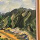 Swedish Oil on Canvas "Landskap" by Kersti Flyckt, Vintage & Framed 59×43cm