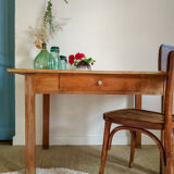 Old wooden farm table