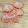 6 coupes à glace verre rose