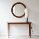 Art Deco wooden table lamp by Charles Dudouyt, France, circa 1930s.