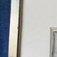 Tableau Marine. Original pastel signed by Henri Reiter. Port Normandie.