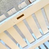 Pair of vintage wooden garden armchairs by r.gleizes