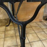 Table de bistrot en marbre