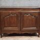 Rustic Louis XV period buffet in solid oak, circa 1750