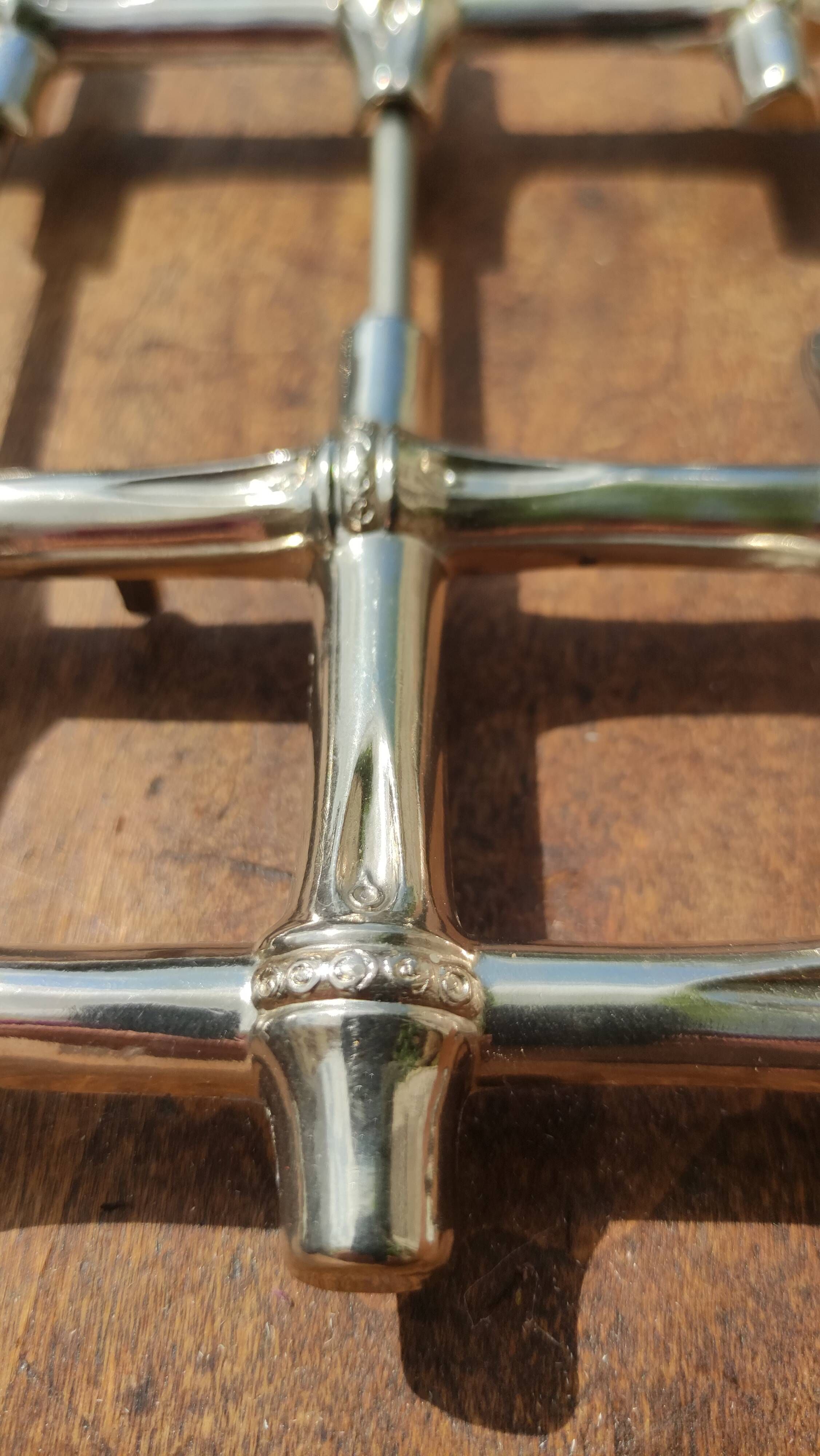 Vintage stretchy underside in silver metal Italy