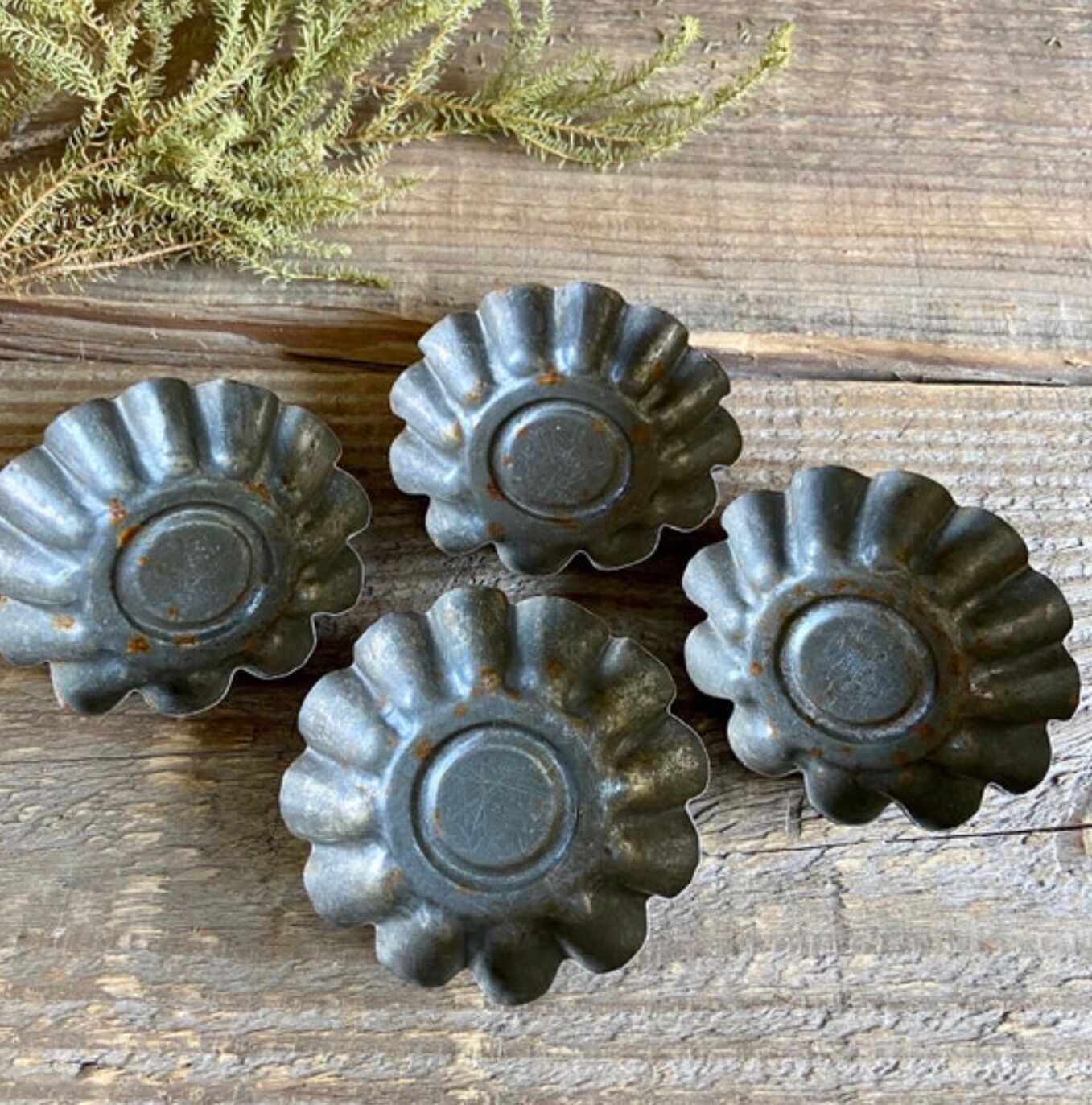 Cake molds, tarts, vintage French