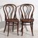 Pair of antique Viennese chairs (c. 1920). Set of 2, no. 2