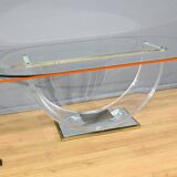C. Hollis Jones Glass Table for Belgo Chrom – 1970